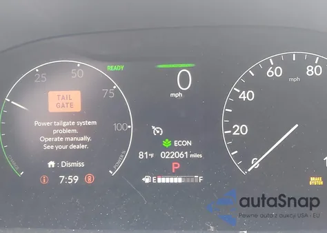 2024 Honda Cr-V Hybrid Sport Touring z USA, uszkodzony, nr VIN 5J6RS6H96RL032352